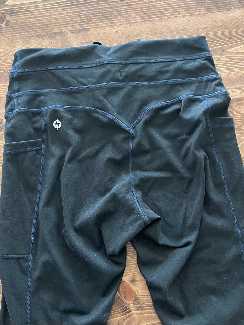 POPFLEX Black Bike Shorts and Yoga Pants Set of 3 - Picture 9 of 11
